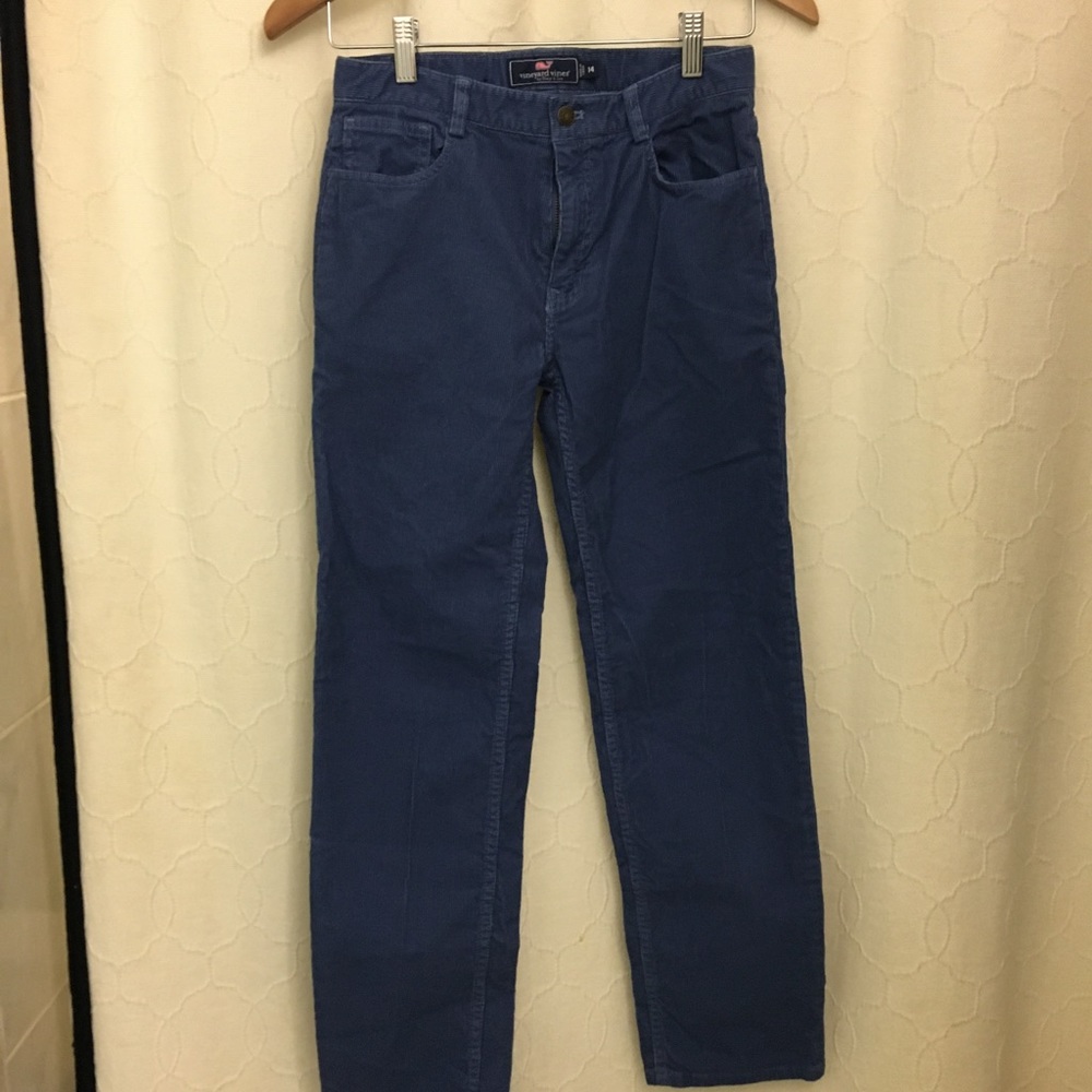 Blue vineyard vines corduroys